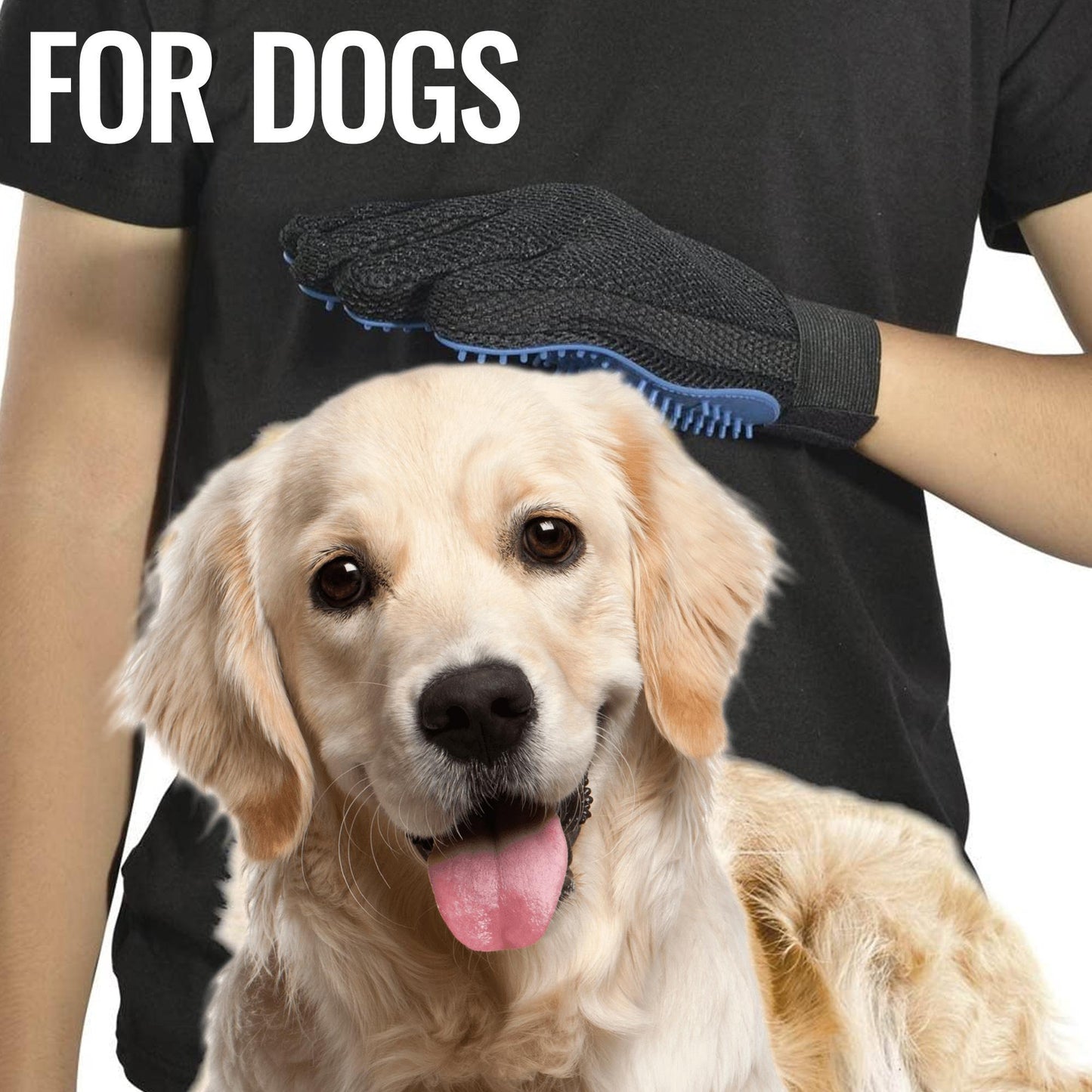 Pet Grooming Gloves – Deshedding Brush Mitt