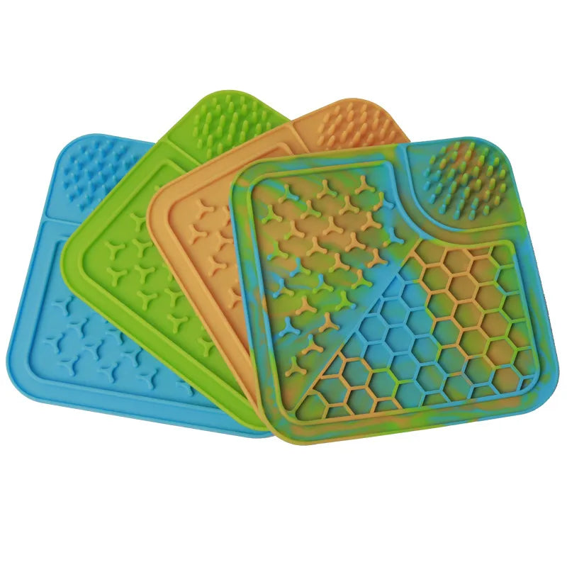 Silicone Pet Lick Pad – Slow Feeder for Dogs & Cats