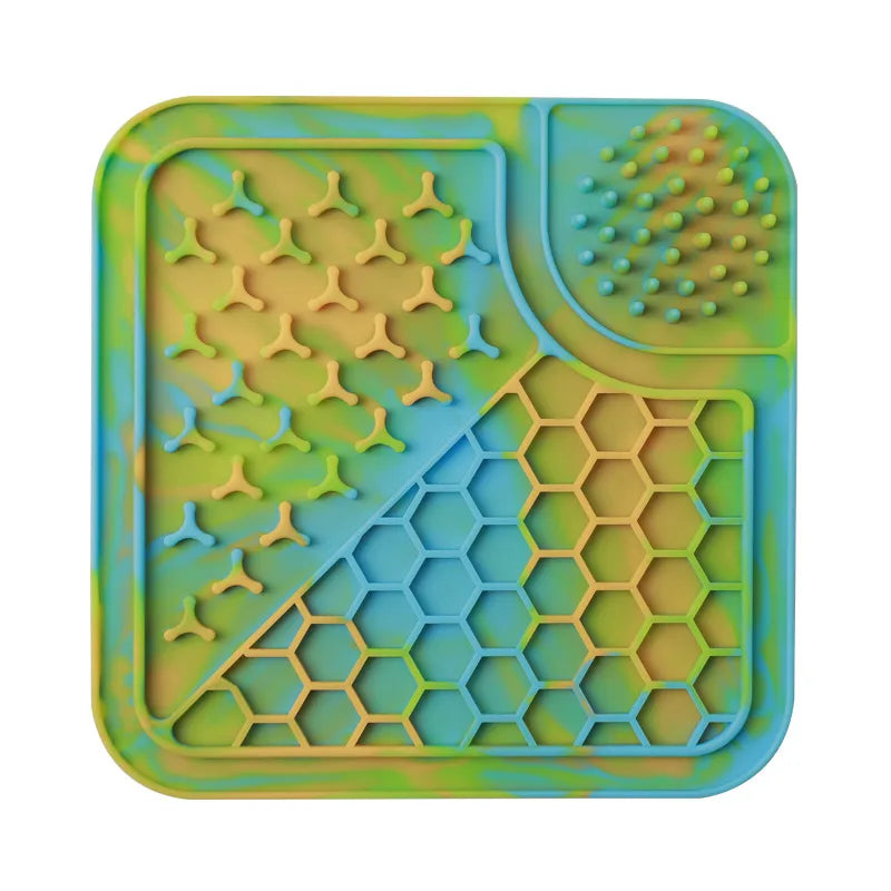 Silicone Pet Lick Pad – Slow Feeder for Dogs & Cats