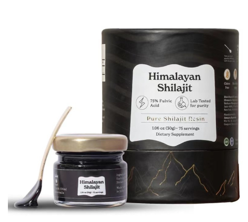  "Pure Himalayan Shilajit Resin – natural energy and focus supplement rich in fulvic acid and trace minerals"