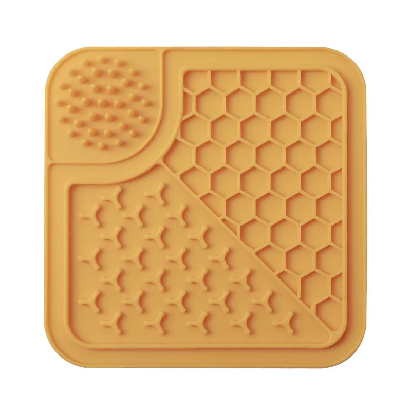 Silicone Pet Lick Pad – Slow Feeder for Dogs & Cats